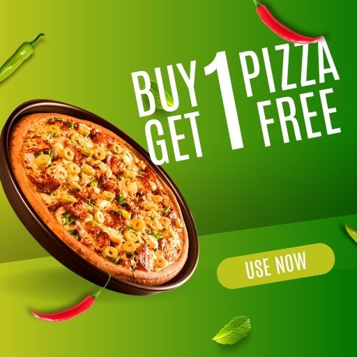 Buy 1 (10") Pizza & Get 1 (6") Free